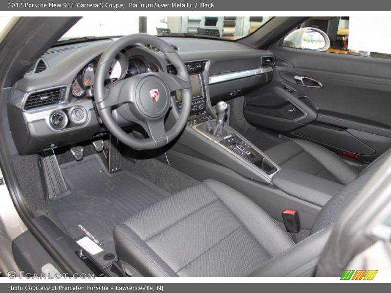  2012 New 911 Carrera S Coupe Black Interior