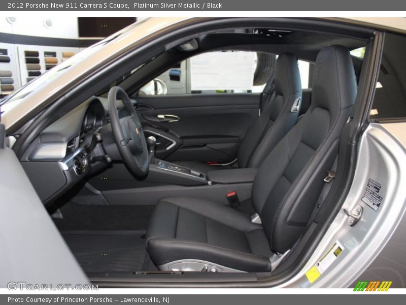  2012 New 911 Carrera S Coupe Black Interior