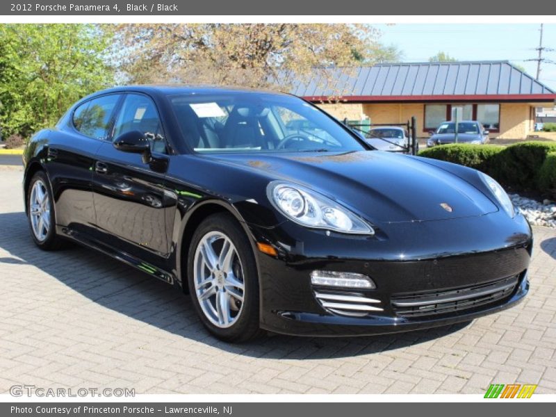 Black / Black 2012 Porsche Panamera 4