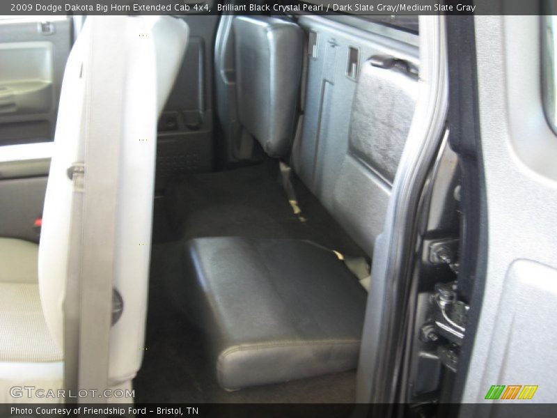 Brilliant Black Crystal Pearl / Dark Slate Gray/Medium Slate Gray 2009 Dodge Dakota Big Horn Extended Cab 4x4