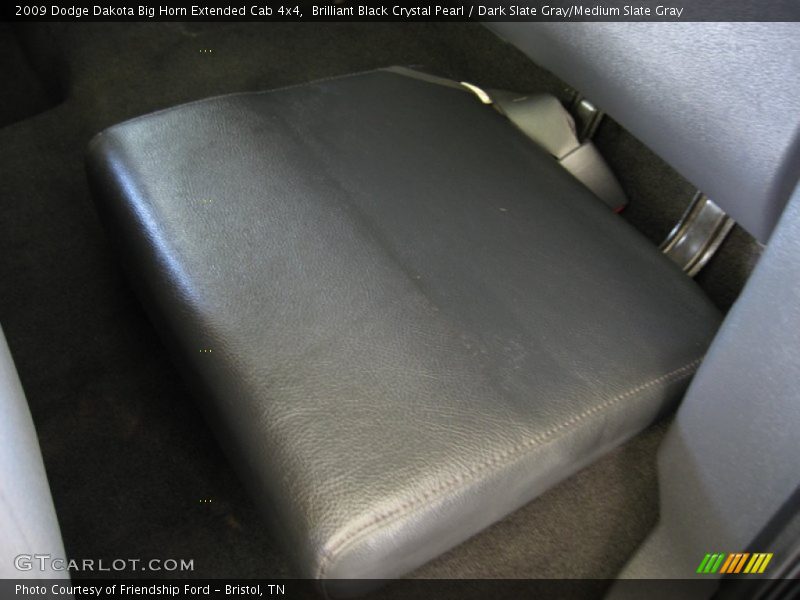 Brilliant Black Crystal Pearl / Dark Slate Gray/Medium Slate Gray 2009 Dodge Dakota Big Horn Extended Cab 4x4