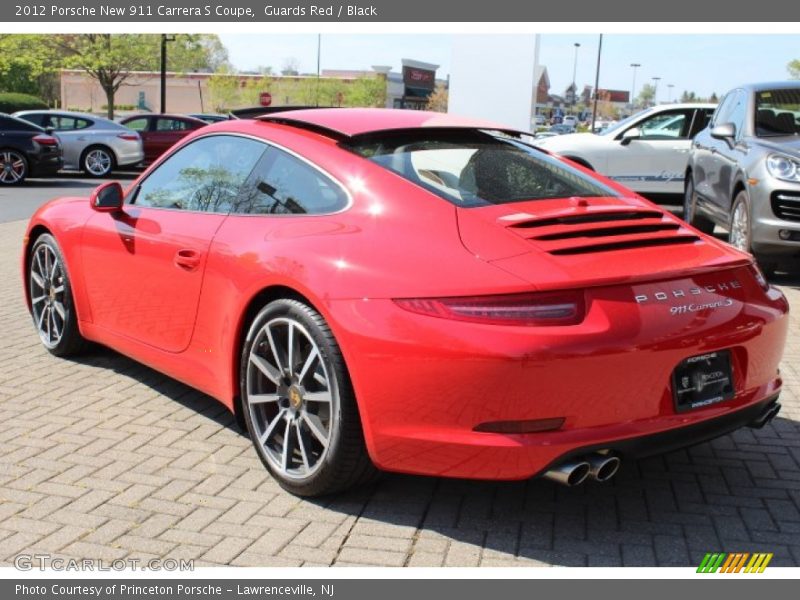 Guards Red / Black 2012 Porsche New 911 Carrera S Coupe