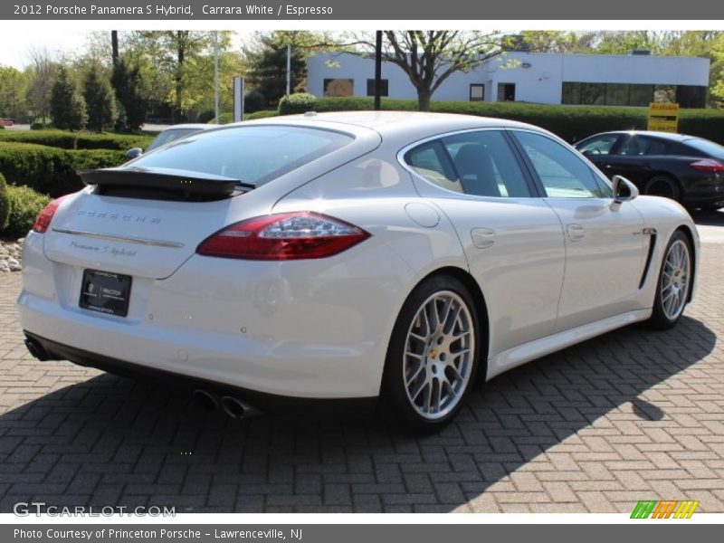 Carrara White / Espresso 2012 Porsche Panamera S Hybrid