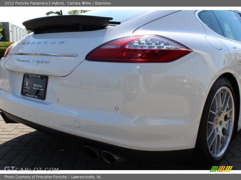 Carrara White / Espresso 2012 Porsche Panamera S Hybrid