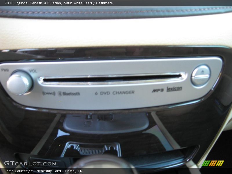 Satin White Pearl / Cashmere 2010 Hyundai Genesis 4.6 Sedan