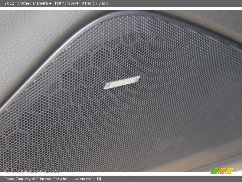 Platinum Silver Metallic / Black 2012 Porsche Panamera 4