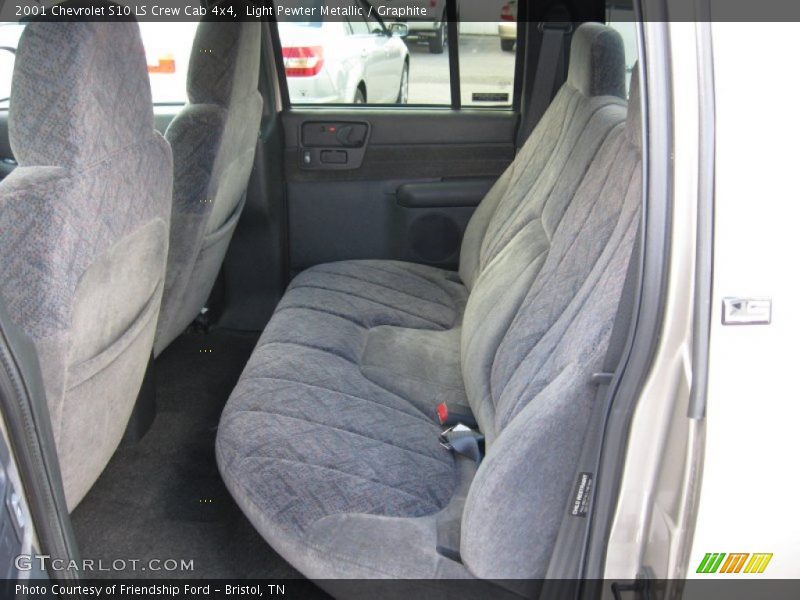 Light Pewter Metallic / Graphite 2001 Chevrolet S10 LS Crew Cab 4x4