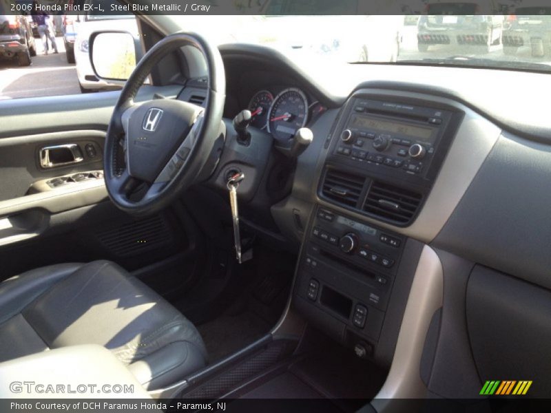 Steel Blue Metallic / Gray 2006 Honda Pilot EX-L