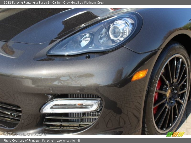 Carbon Grey Metallic / Platinum Grey 2012 Porsche Panamera Turbo S