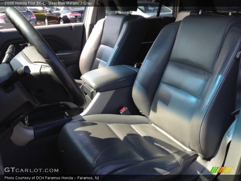 Steel Blue Metallic / Gray 2006 Honda Pilot EX-L