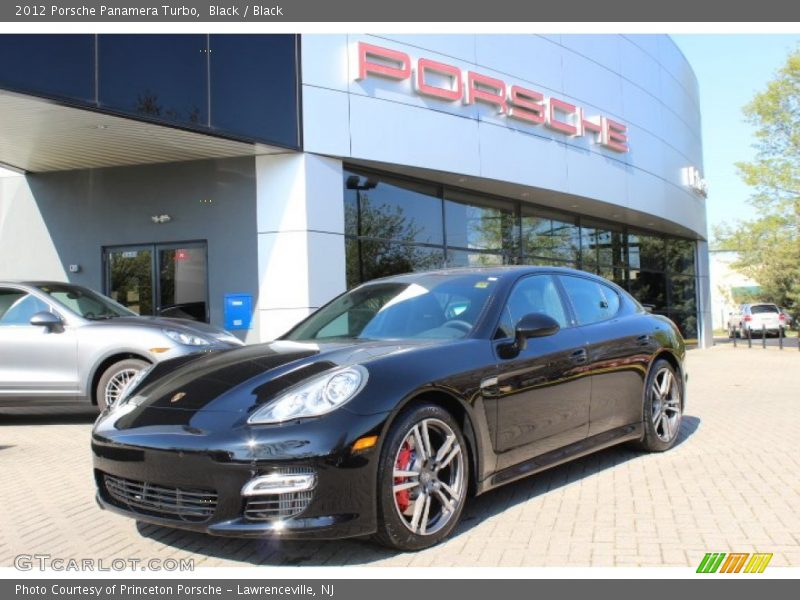 Black / Black 2012 Porsche Panamera Turbo