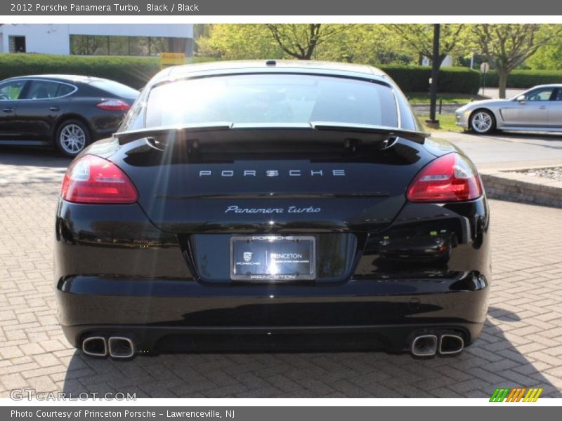 Black / Black 2012 Porsche Panamera Turbo