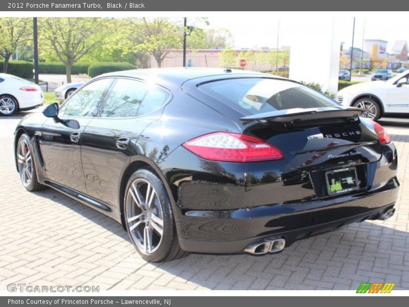 Black / Black 2012 Porsche Panamera Turbo