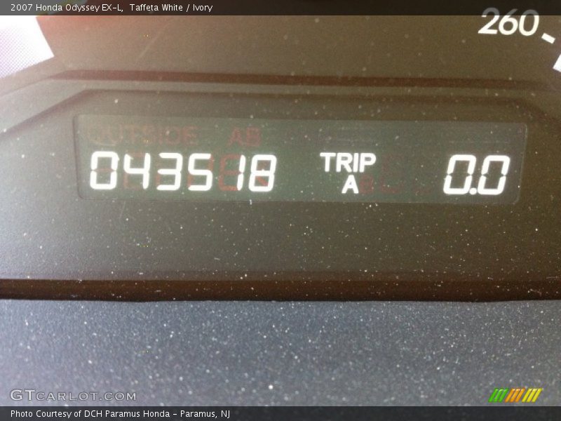 Taffeta White / Ivory 2007 Honda Odyssey EX-L