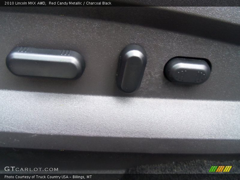 Red Candy Metallic / Charcoal Black 2010 Lincoln MKX AWD