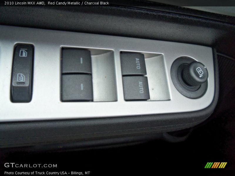 Red Candy Metallic / Charcoal Black 2010 Lincoln MKX AWD