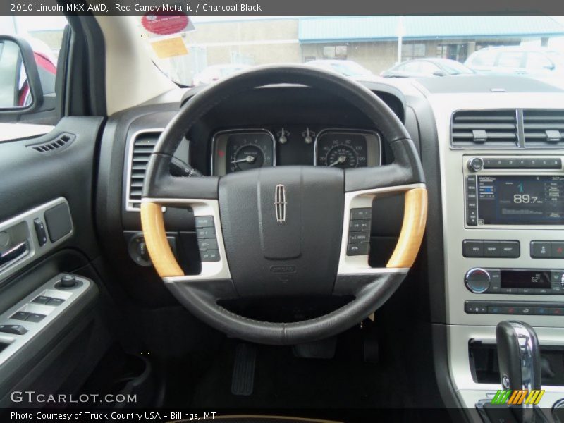 Red Candy Metallic / Charcoal Black 2010 Lincoln MKX AWD