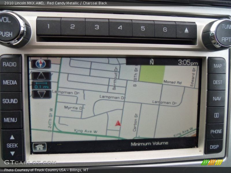 Red Candy Metallic / Charcoal Black 2010 Lincoln MKX AWD