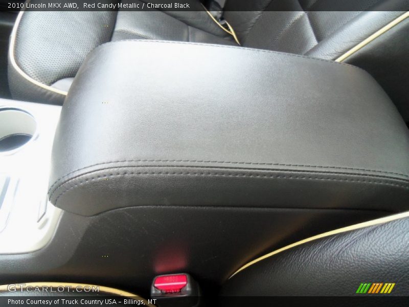 Red Candy Metallic / Charcoal Black 2010 Lincoln MKX AWD