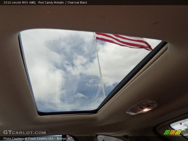 Red Candy Metallic / Charcoal Black 2010 Lincoln MKX AWD