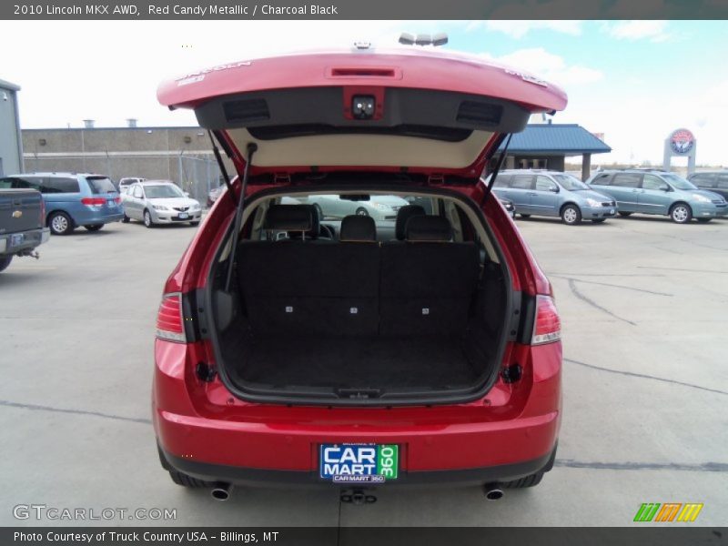 Red Candy Metallic / Charcoal Black 2010 Lincoln MKX AWD