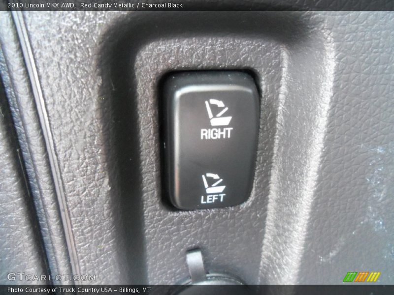 Red Candy Metallic / Charcoal Black 2010 Lincoln MKX AWD