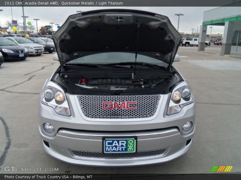 Quicksilver Metallic / Light Titanium 2011 GMC Acadia Denali AWD