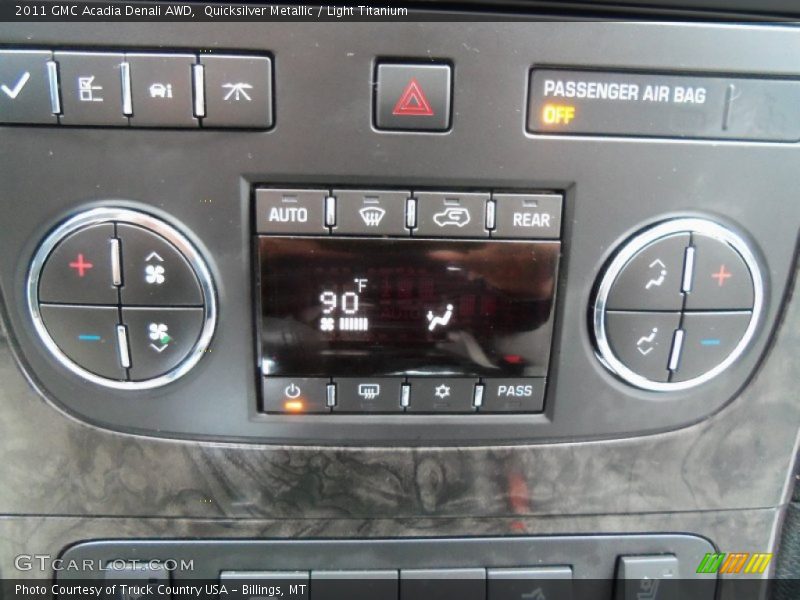 Quicksilver Metallic / Light Titanium 2011 GMC Acadia Denali AWD