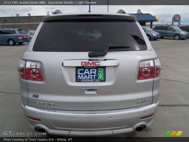 Quicksilver Metallic / Light Titanium 2011 GMC Acadia Denali AWD