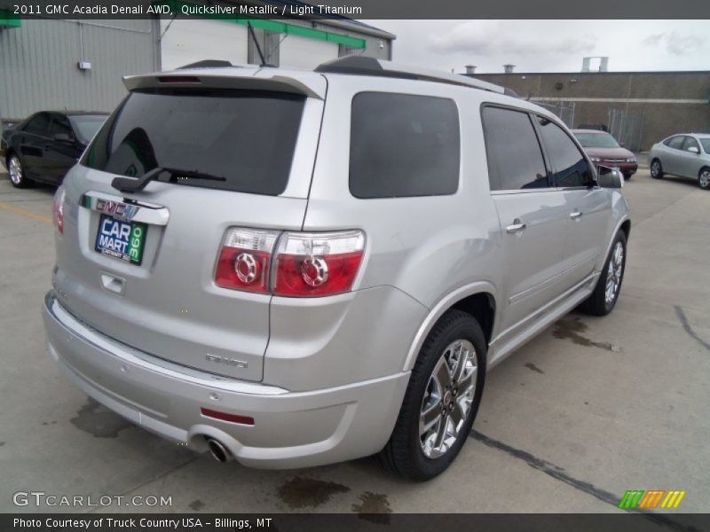 Quicksilver Metallic / Light Titanium 2011 GMC Acadia Denali AWD