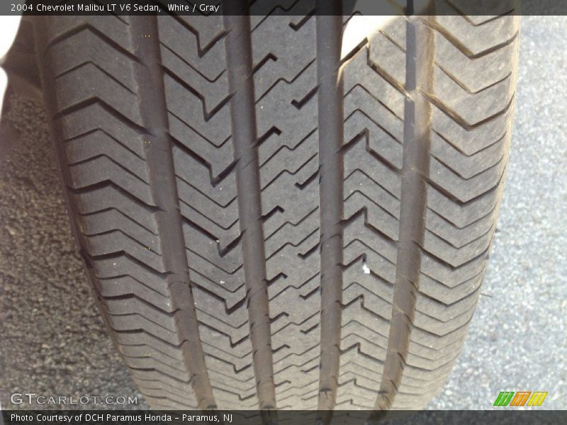 White / Gray 2004 Chevrolet Malibu LT V6 Sedan