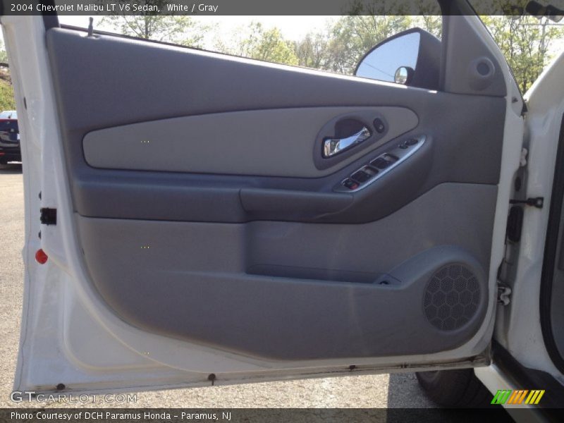 White / Gray 2004 Chevrolet Malibu LT V6 Sedan