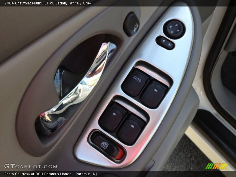 White / Gray 2004 Chevrolet Malibu LT V6 Sedan