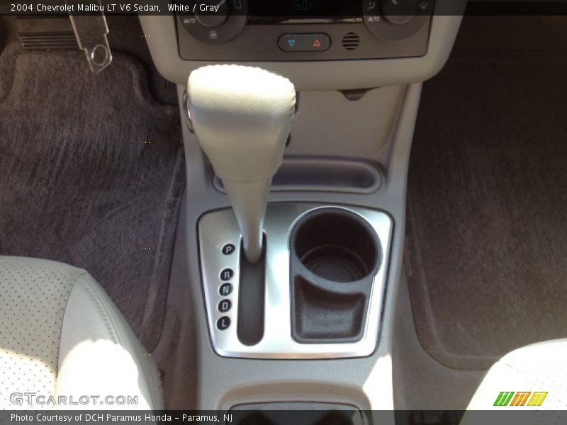 White / Gray 2004 Chevrolet Malibu LT V6 Sedan