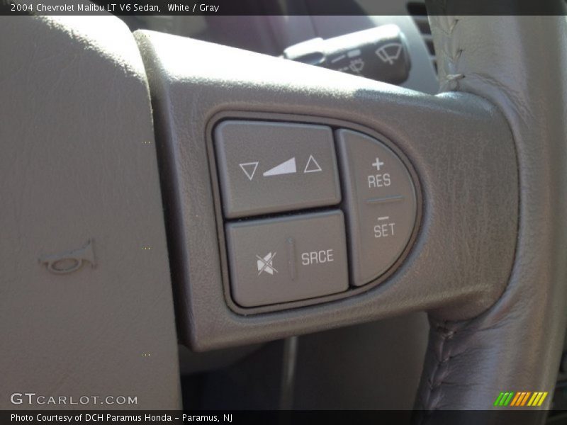 White / Gray 2004 Chevrolet Malibu LT V6 Sedan