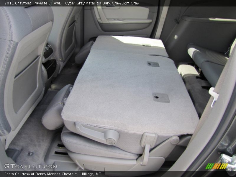 Cyber Gray Metallic / Dark Gray/Light Gray 2011 Chevrolet Traverse LT AWD