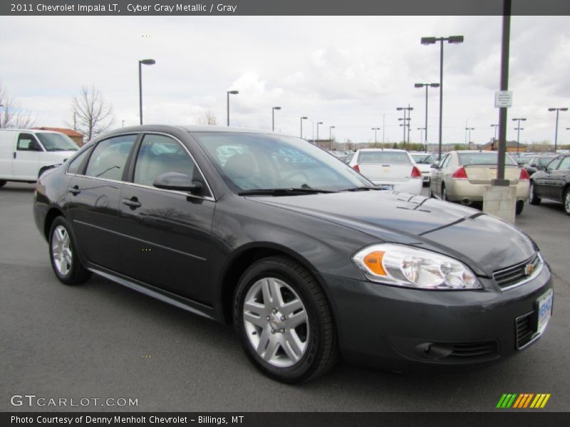 Cyber Gray Metallic / Gray 2011 Chevrolet Impala LT