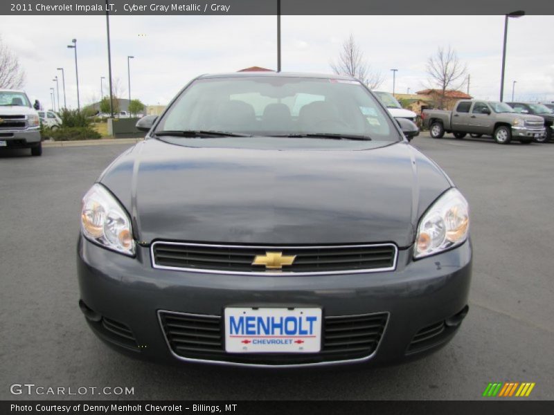 Cyber Gray Metallic / Gray 2011 Chevrolet Impala LT