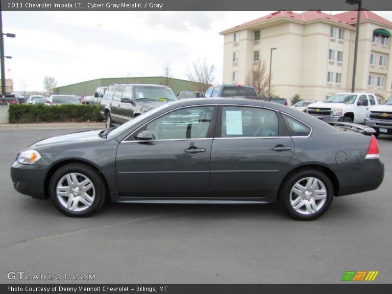 Cyber Gray Metallic / Gray 2011 Chevrolet Impala LT
