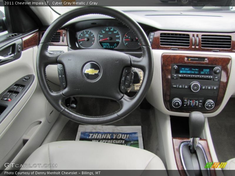 Cyber Gray Metallic / Gray 2011 Chevrolet Impala LT