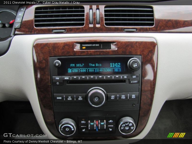 Cyber Gray Metallic / Gray 2011 Chevrolet Impala LT