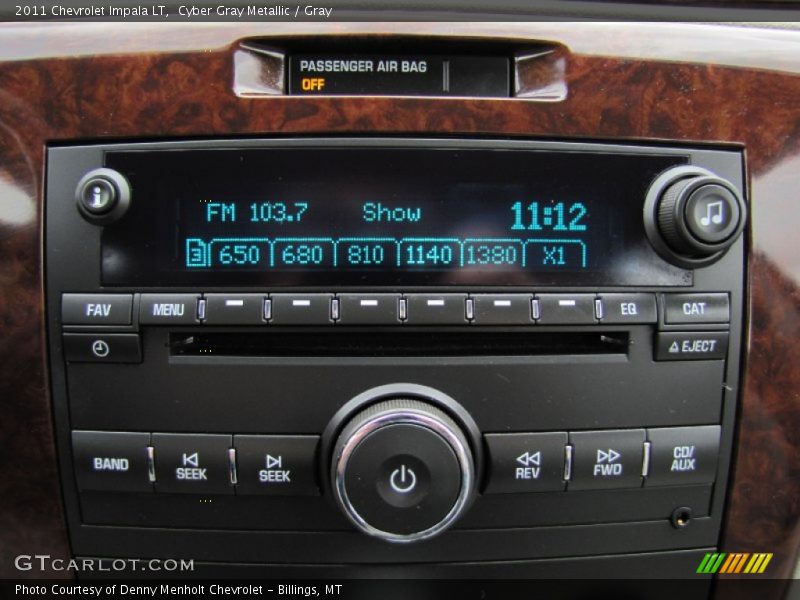 Cyber Gray Metallic / Gray 2011 Chevrolet Impala LT