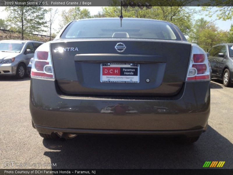 Polished Granite / Beige 2009 Nissan Sentra 2.0 S
