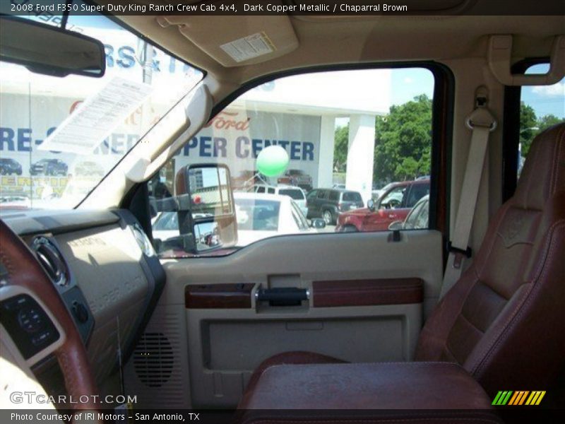 Dark Copper Metallic / Chaparral Brown 2008 Ford F350 Super Duty King Ranch Crew Cab 4x4