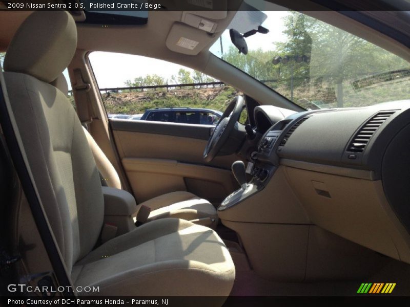 Polished Granite / Beige 2009 Nissan Sentra 2.0 S