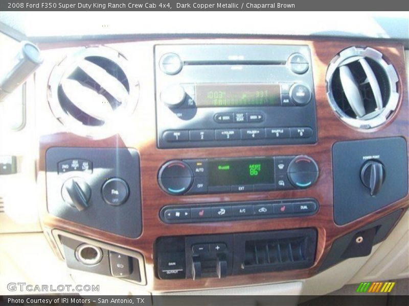 Dark Copper Metallic / Chaparral Brown 2008 Ford F350 Super Duty King Ranch Crew Cab 4x4