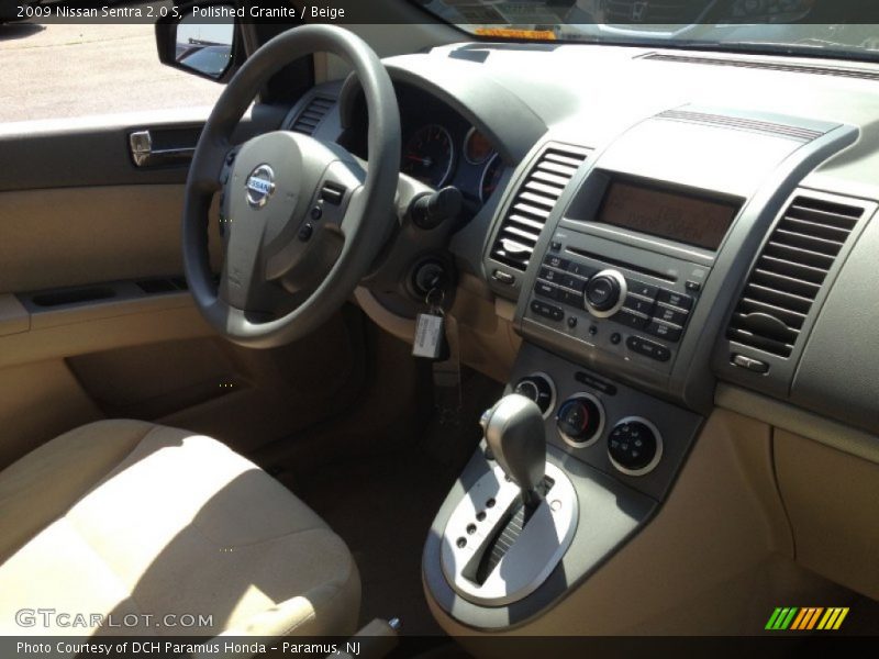 Polished Granite / Beige 2009 Nissan Sentra 2.0 S