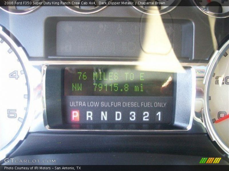 Dark Copper Metallic / Chaparral Brown 2008 Ford F350 Super Duty King Ranch Crew Cab 4x4