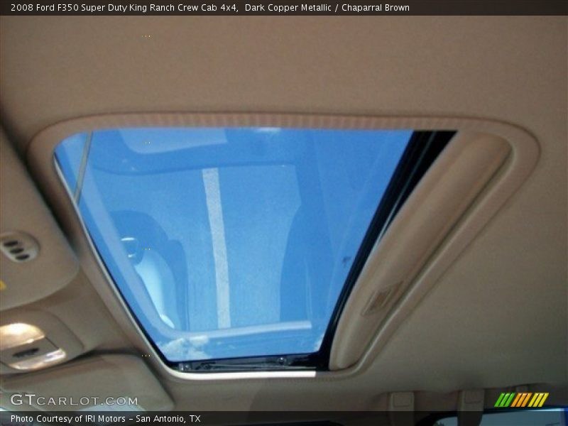 Dark Copper Metallic / Chaparral Brown 2008 Ford F350 Super Duty King Ranch Crew Cab 4x4
