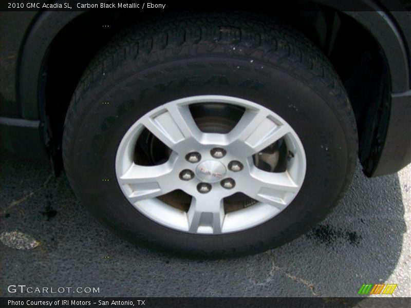 Carbon Black Metallic / Ebony 2010 GMC Acadia SL